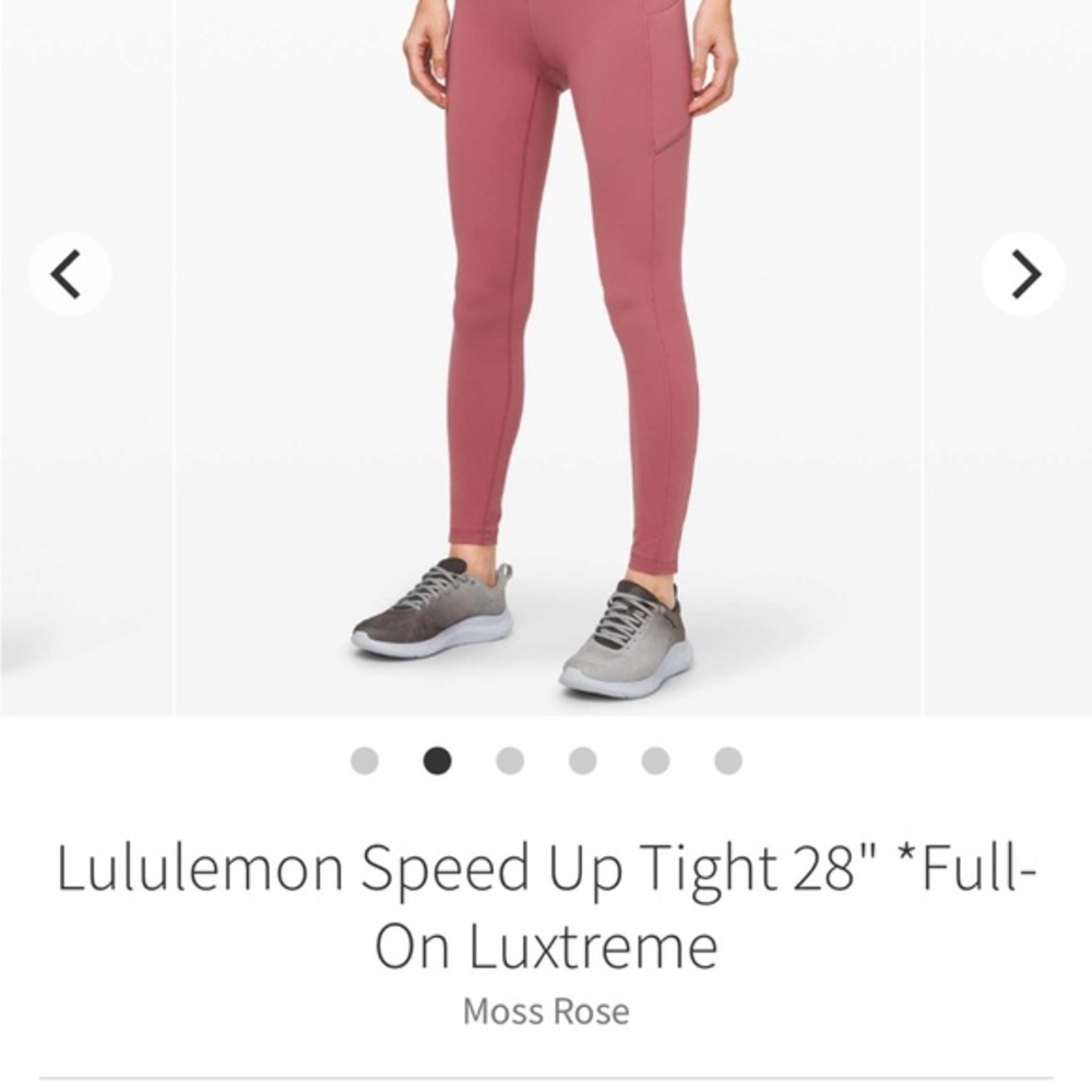 Lululemon Athletica Speed Up Tight 28" in Moss Rose
